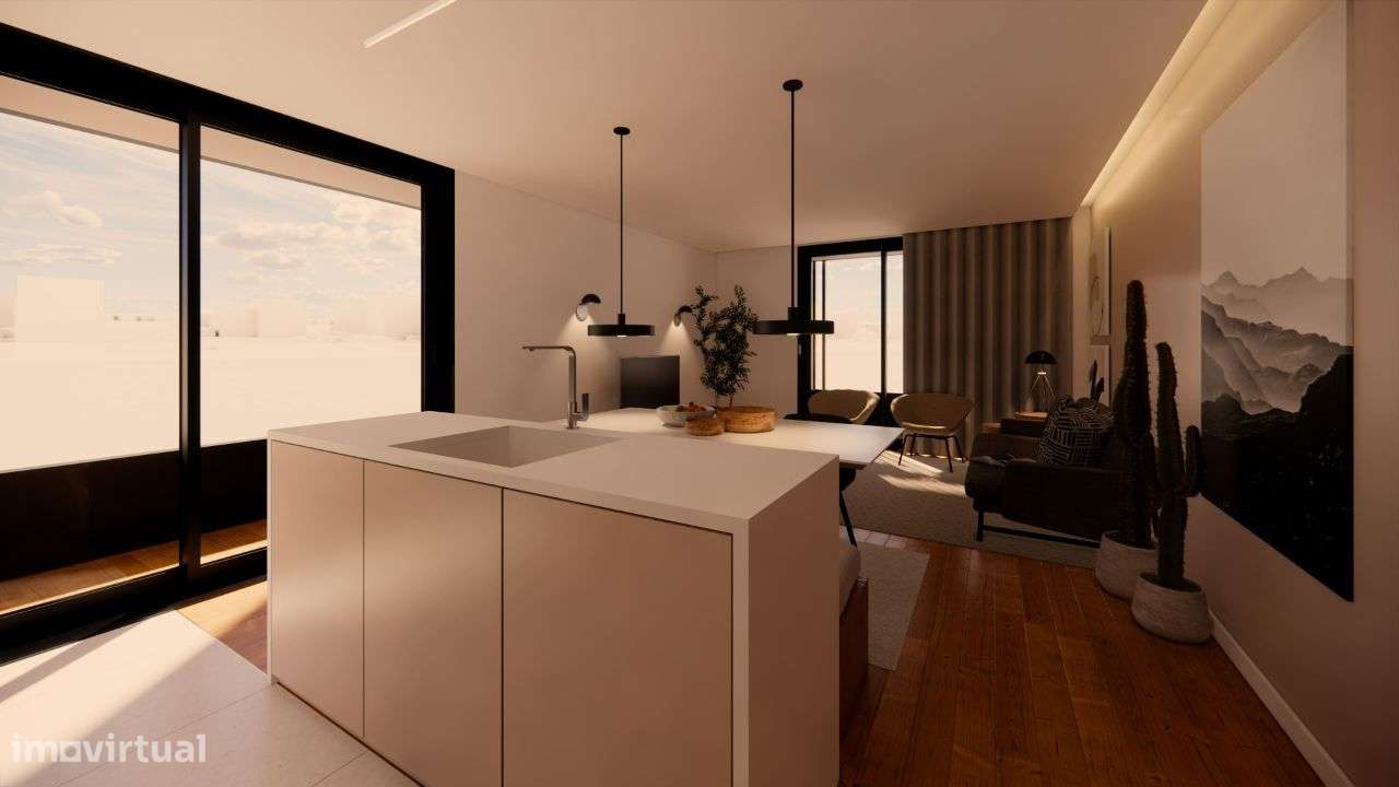 Apartamentos T1 no condomínio fechado Twin22, no centro de Espinho - Grande imagem: 5/17