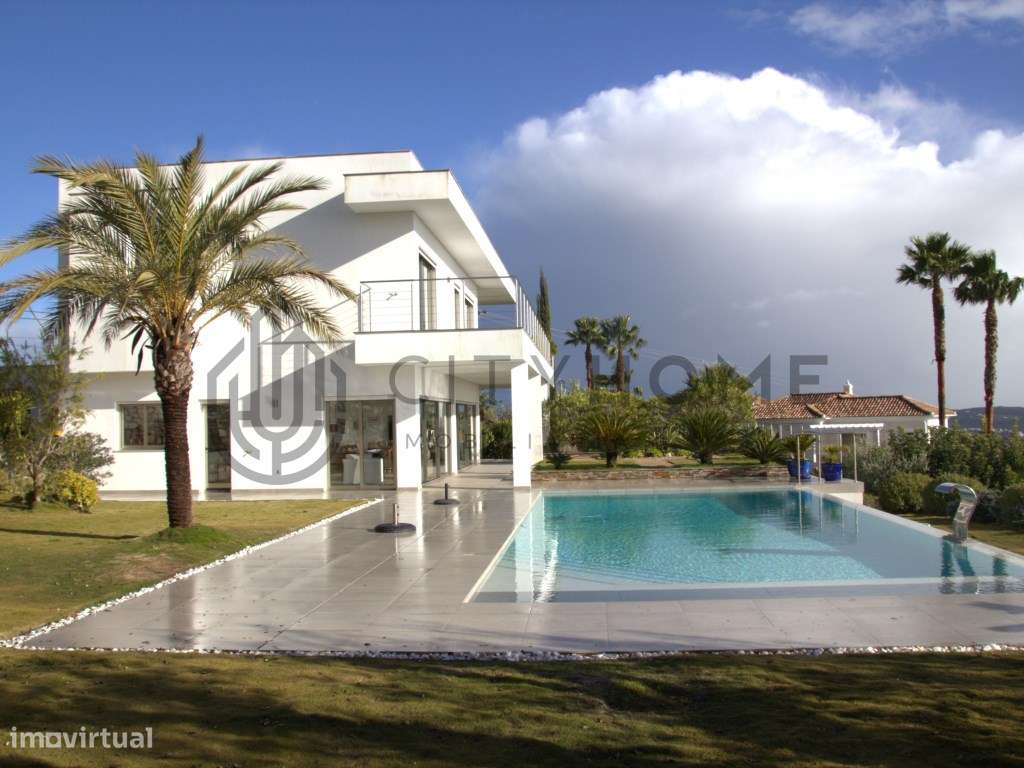 Moradia T5 com vista panorâmica de 180º sobre o mar em Loulé-29