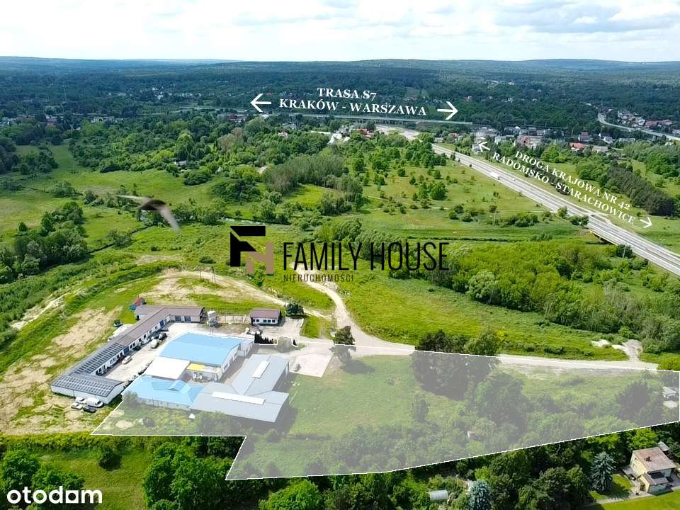 Hale 1884m2 działka 1,3ha przy trasie S7 - Pełny obrazek: 2/19