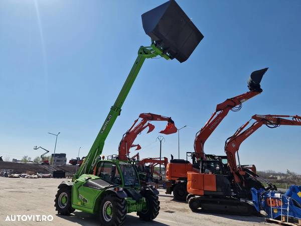 Merlo TF33.7- 3,3t la 7m, NOU, cupa 3mc, furci - 8