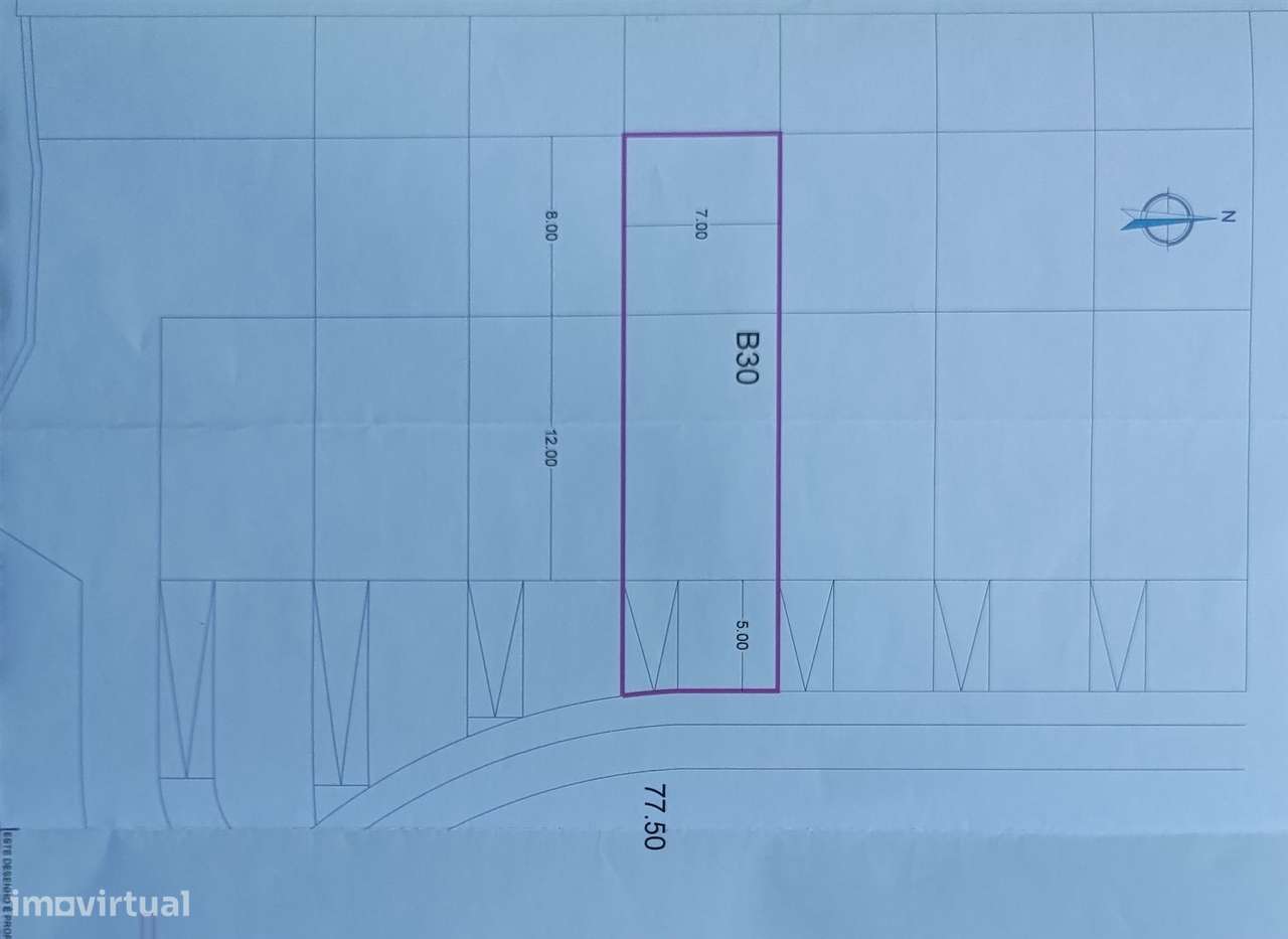 Terreno para construção de moradia T3 em banda c/projecto - Grande imagem: 4/12