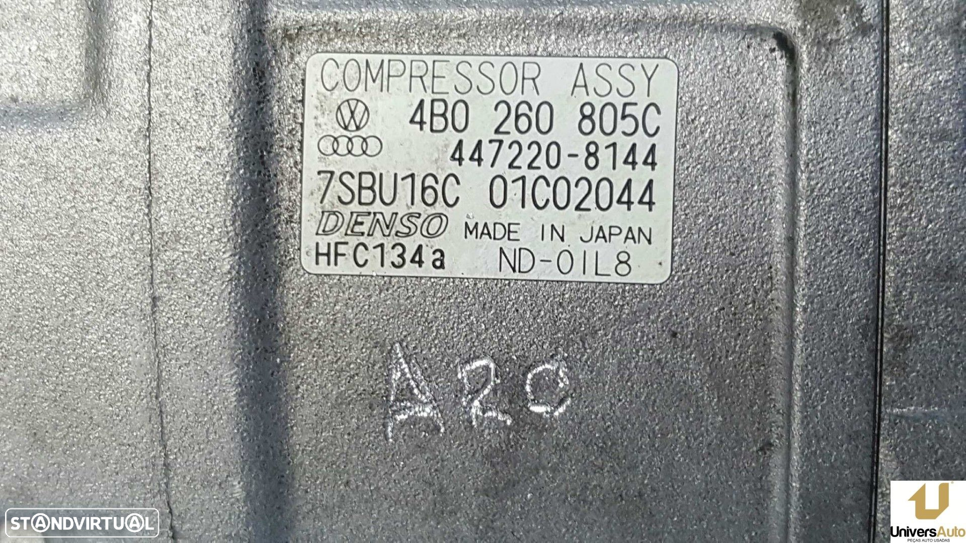 COMPRESSOR DE AR CONDICIONADO AUDI A8 (D2) 2.5 TDI QUATTRO - 4