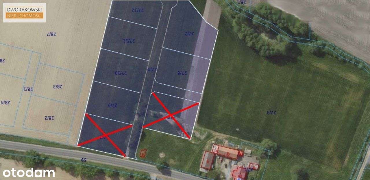 Działki budowlane, dojazd asalt, media, światłowód - Pełny obrazek: 2/5