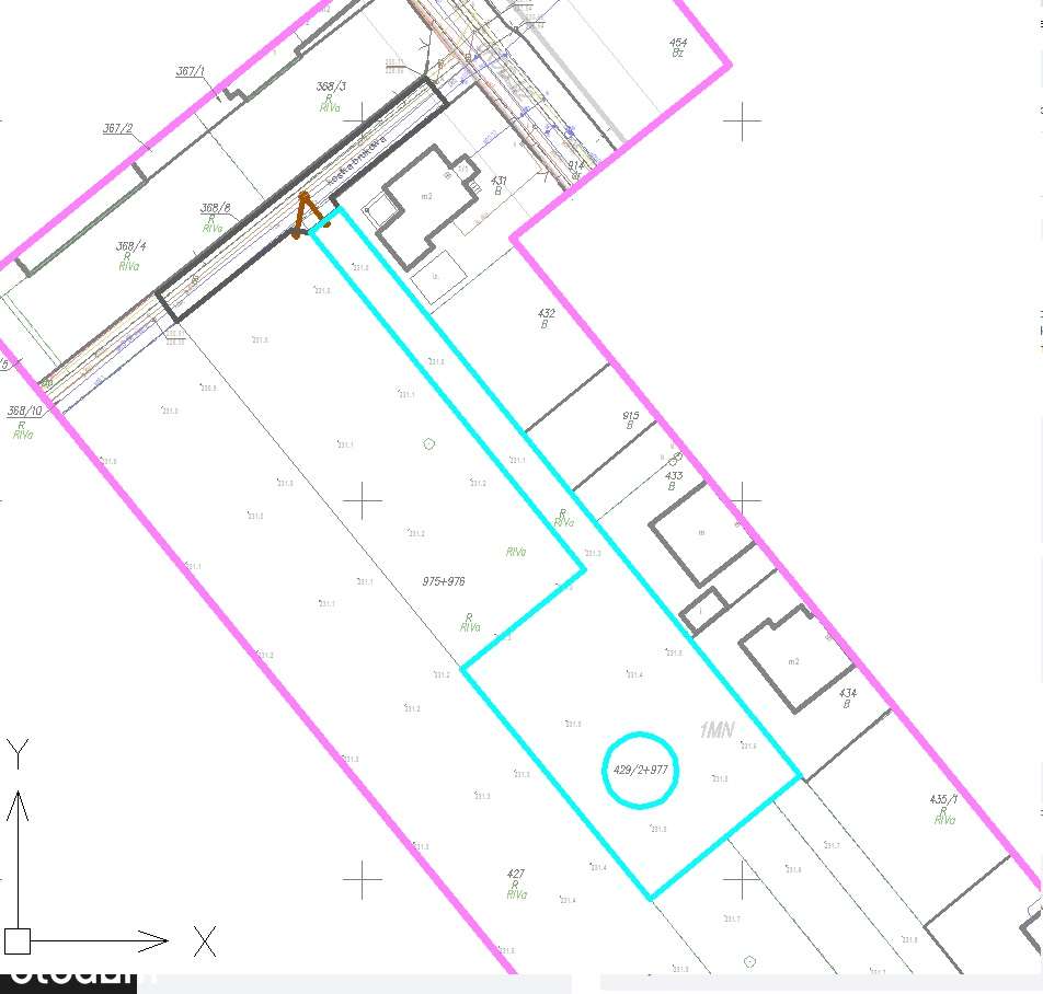 działka budowlana 1300m2 ul.Radomska z przyłączami w cenie Vat23% - Pełny obrazek: 1/1