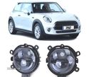 FARÓIS DE NEVOEIRO MINI ONE COOPER F54 F55 F56 F57 13- PRETO FUMADO - 1