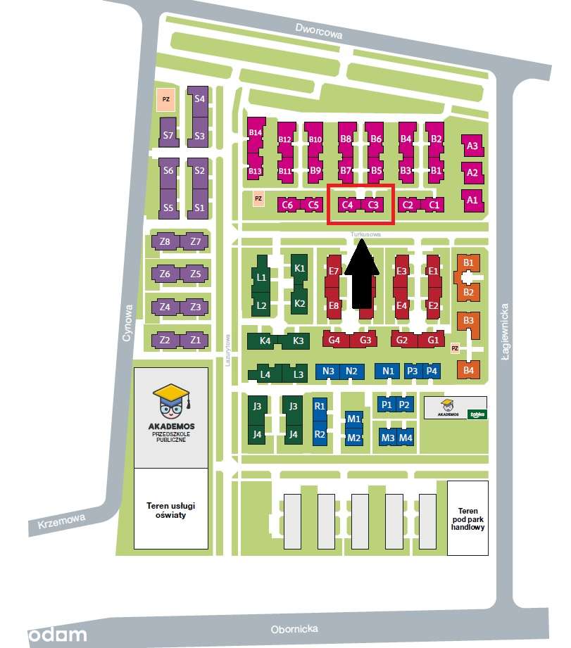3 pok. z balkonem | Złotniki Park nowy etap VII-5