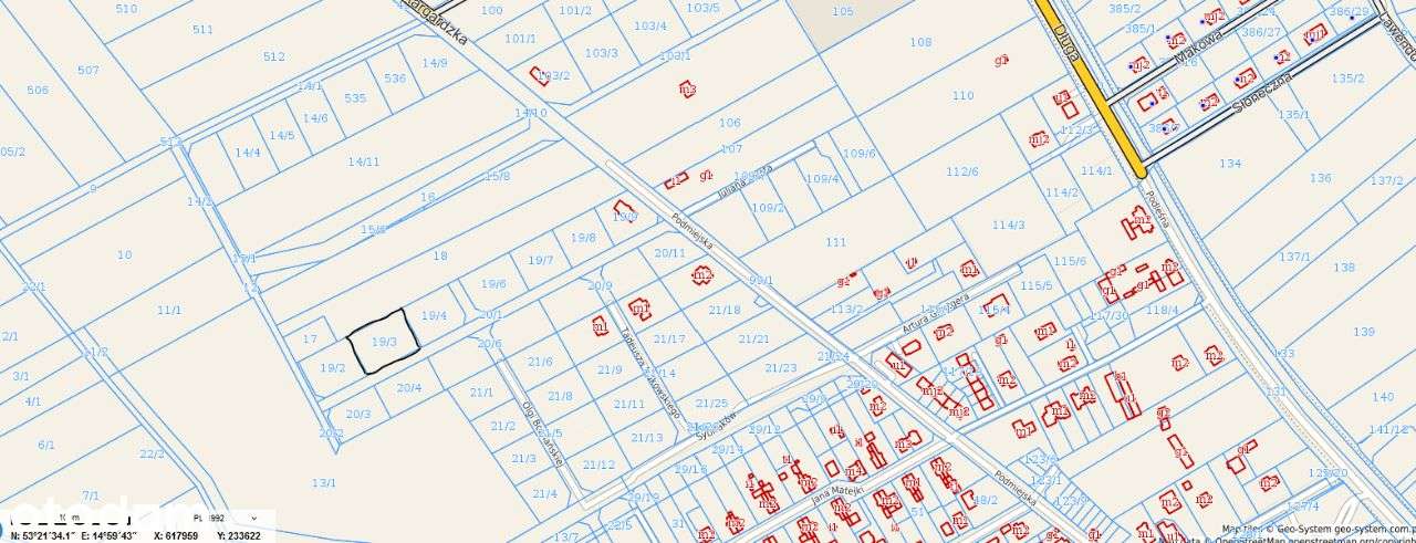 Działka 1999m2 Stargard Podmiejska/Kossaka - Pełny obrazek: 3/3