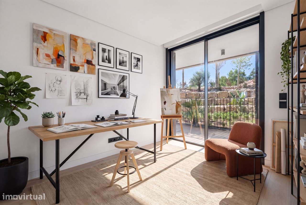 Apartamento T3 com piscina, Estoril, Cascais-5