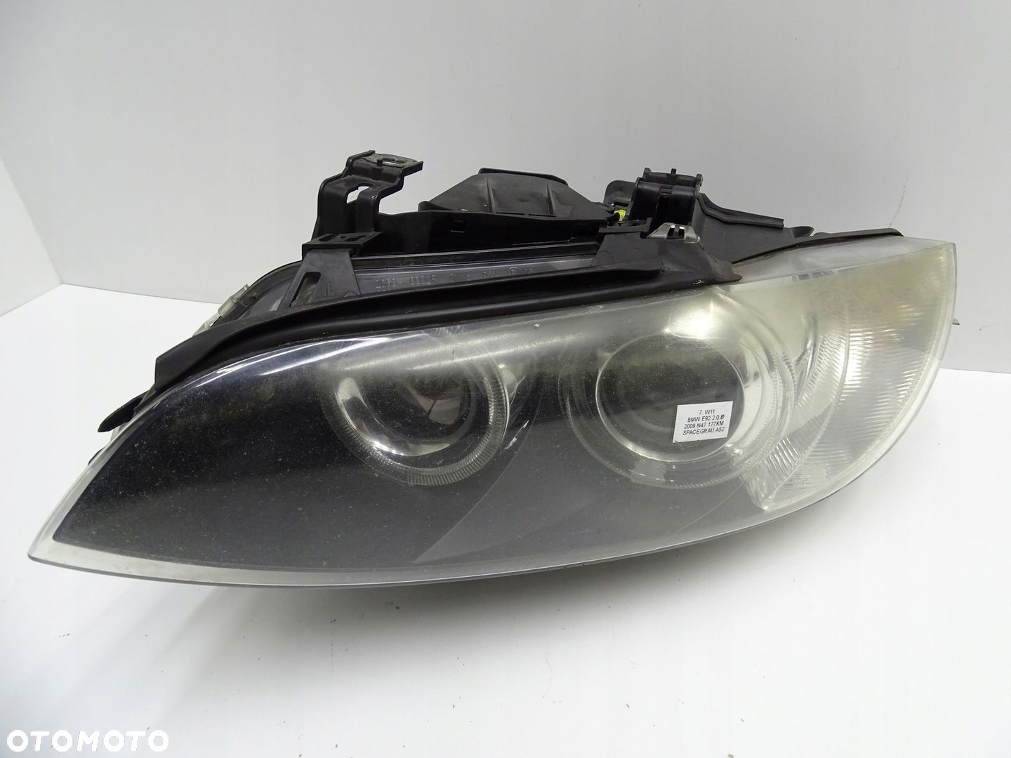 LAMPA LEWY PRZÓD LEWA PRZEDNIA XENON 7162129 BMW E92 E93 06-10r UK - 1