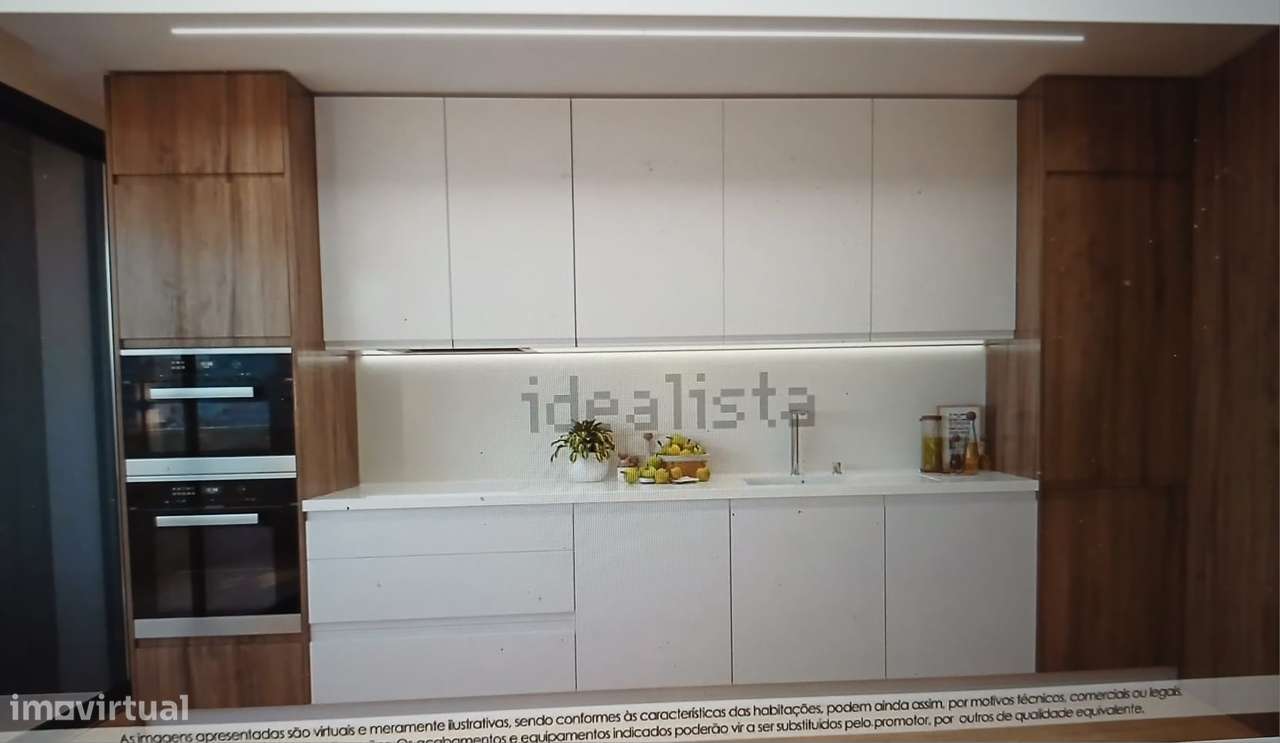 Apartamento T1 Novo com varanda, garagem e terraço-9