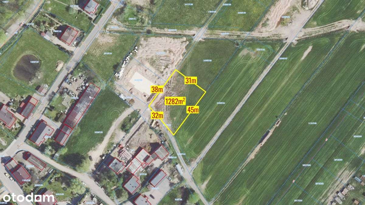 Kochcice Działka 13a mieszkaniowa / usługowa woda - Pełny obrazek: 5/20