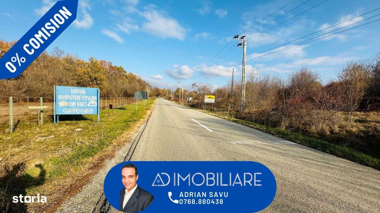Vânzare teren în Curtișoara, vis-a-vis de Muzeul Arhitecturii Popular - Imagine principală: 1/9