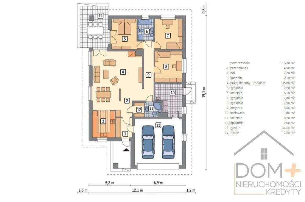 Dom, 160,90 m², Gorzyca - Pełny obrazek: 4/16