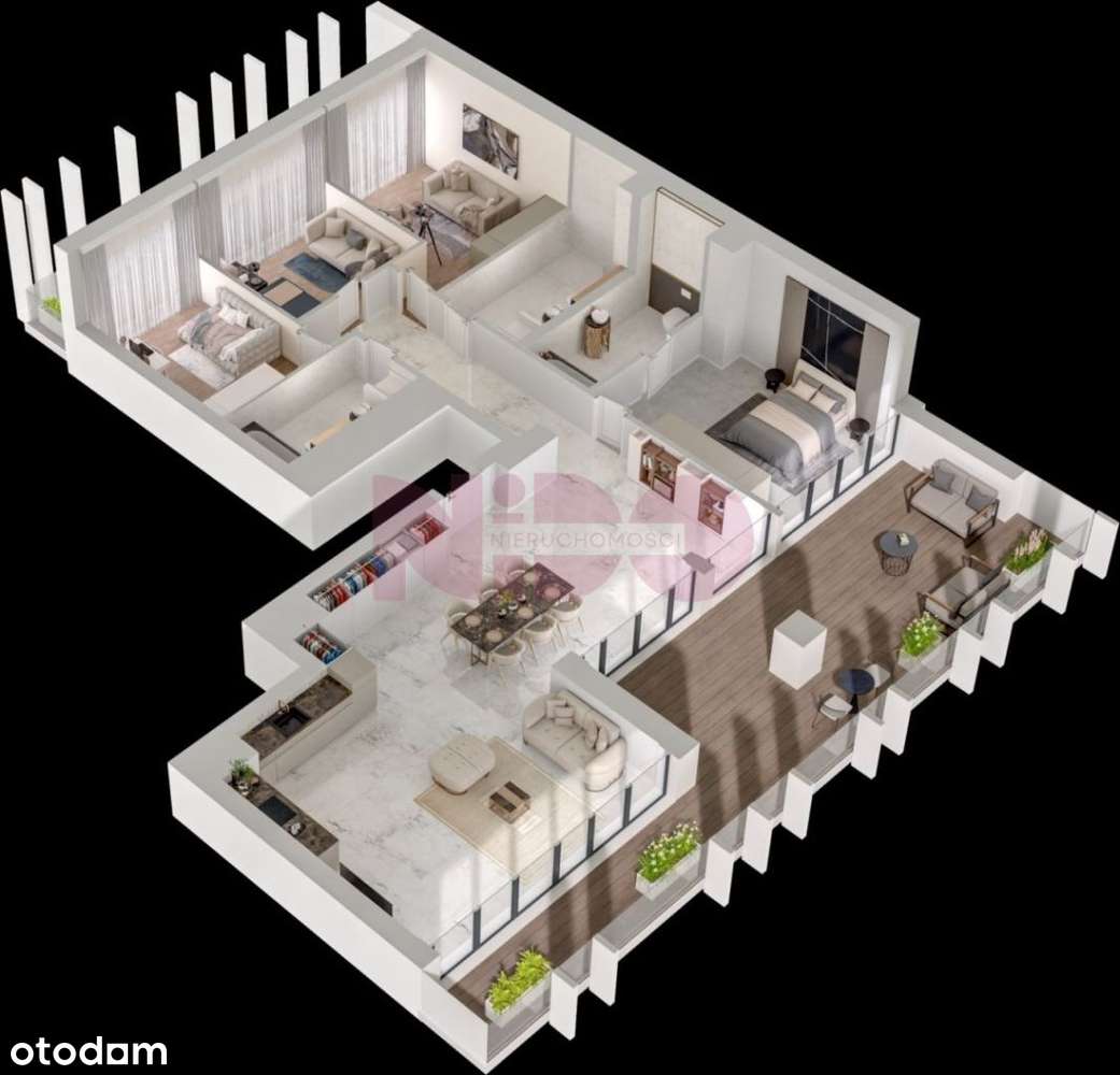 Taras 45 m² + balkon | duża strefa dzienna | wyjątkowy układ-3