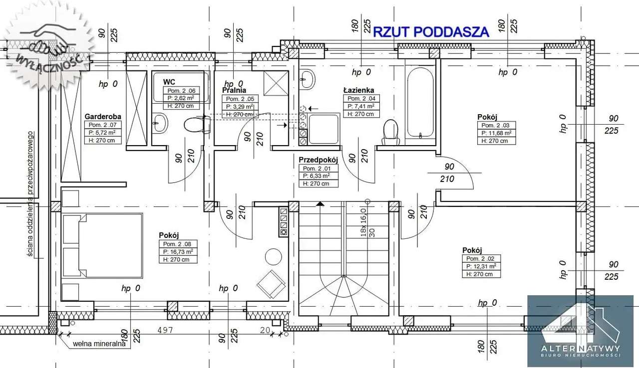 z 3 sypialniami, garderobą, garażem-blisko parku - Pełny obrazek: 5/8