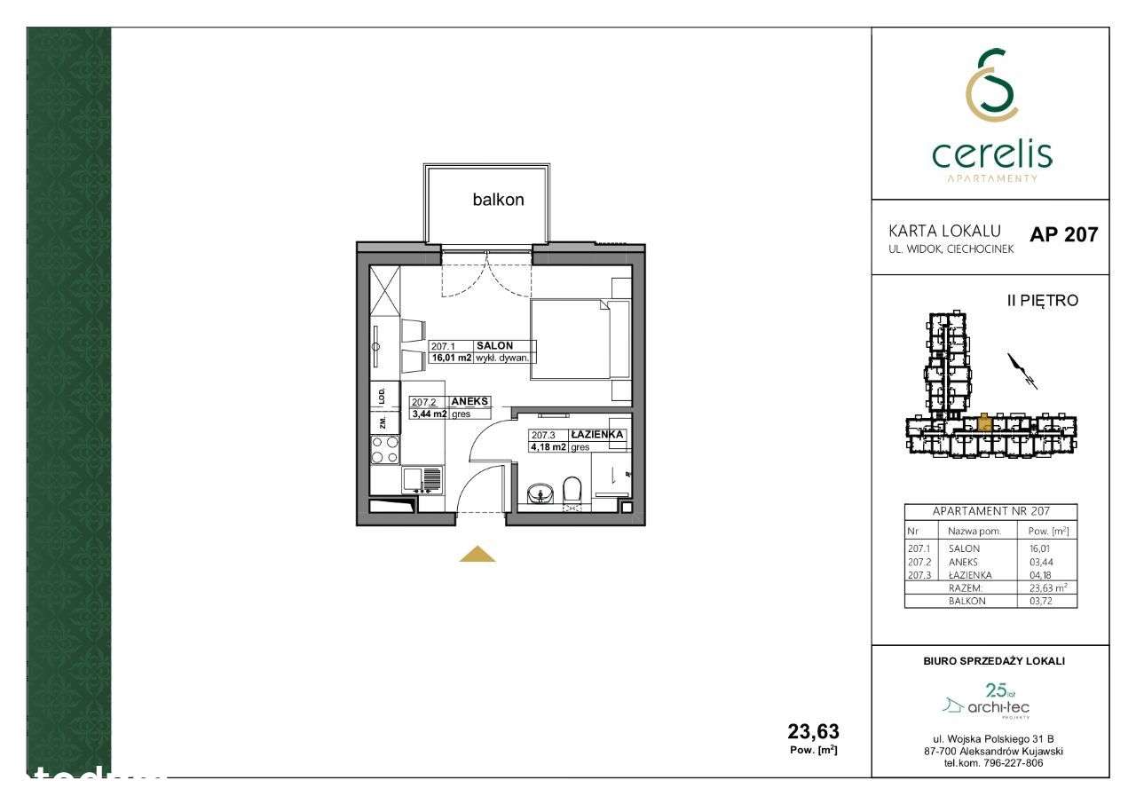 Apartamenty Cerelis w centrum Ciechocinka, AP 24m2-4