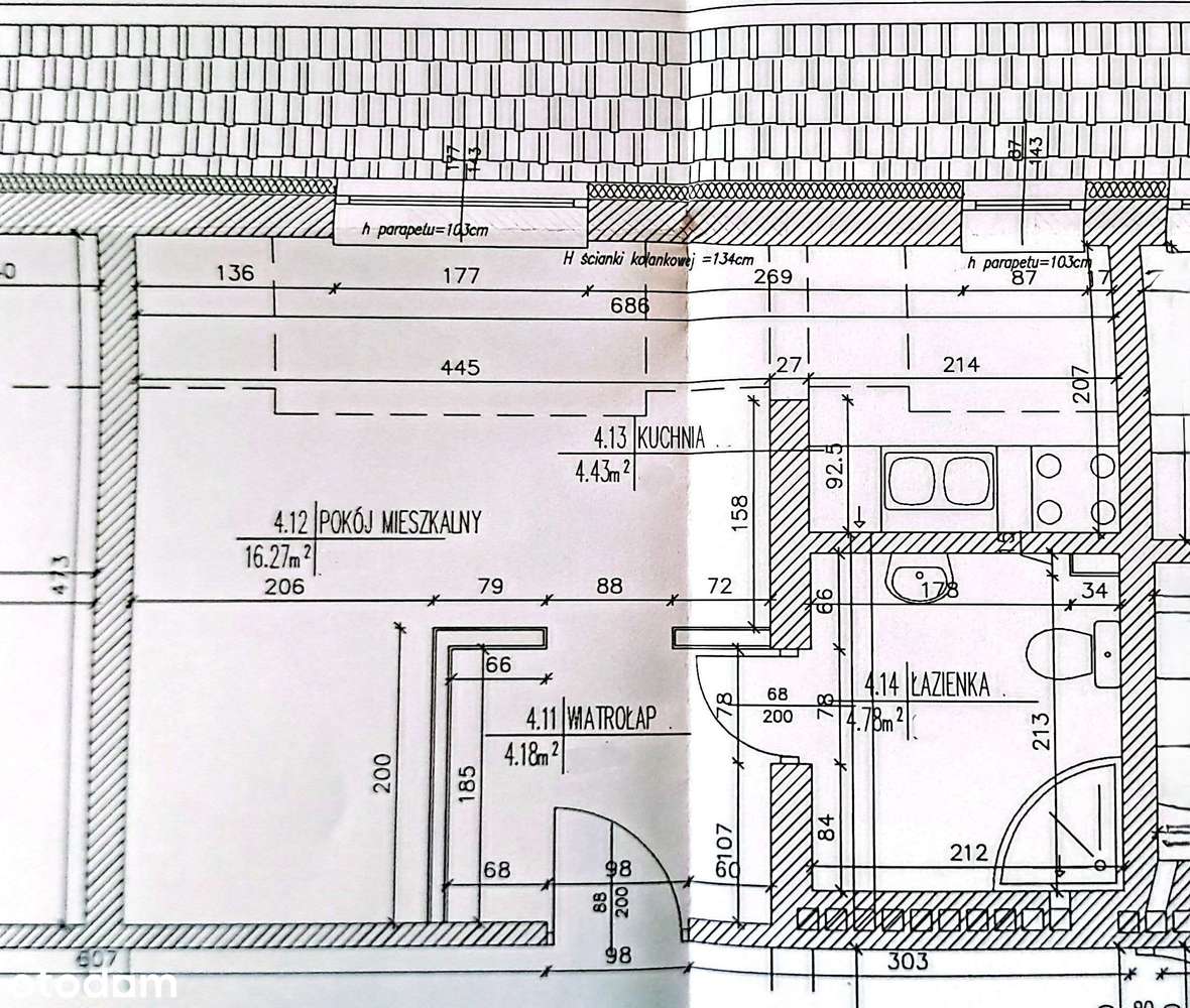 Kawalerka na Zaciszu || m. parkingowe || wyremontowany budynek z 2003-2