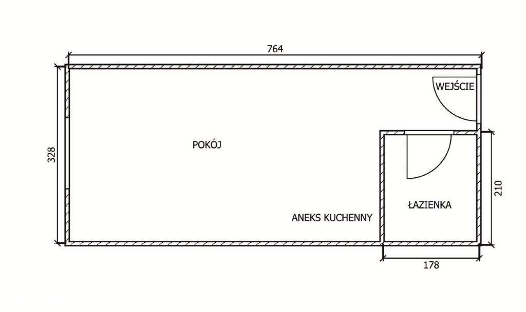 Mieszkanie 1 pokojowe Nysa ul. AWP-10