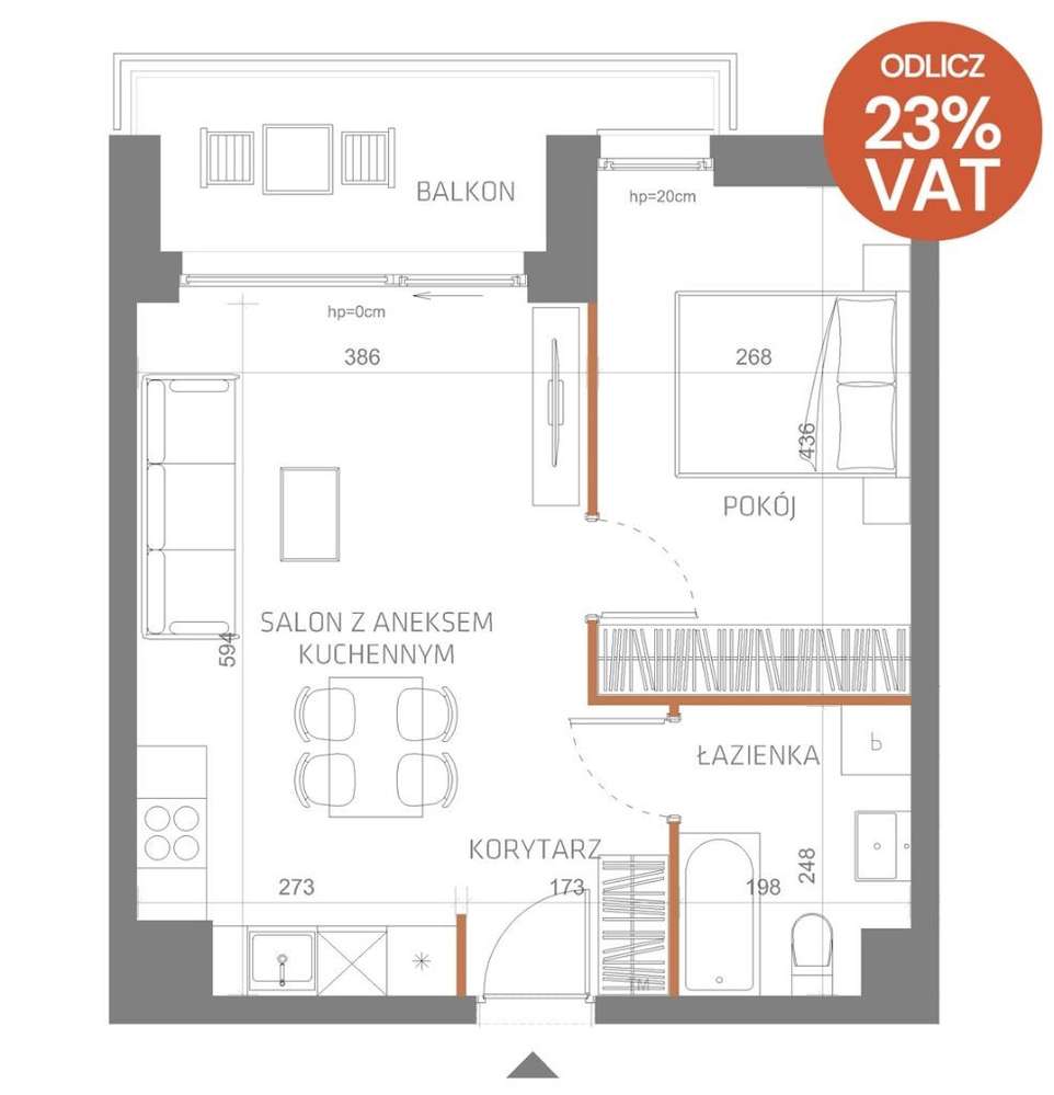 InCity - Apartament 37/U2 - Pełny obrazek: 2/17