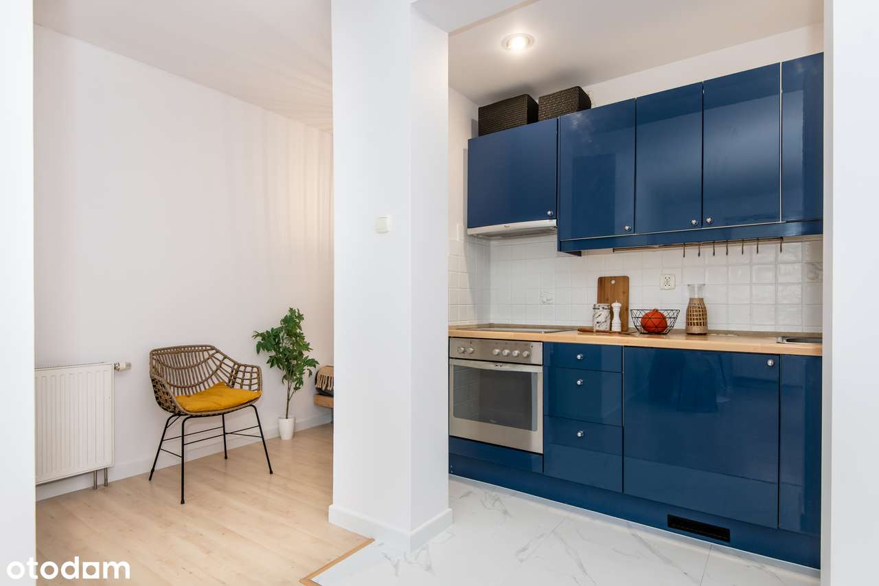 Kawalerka z aneksem sypialnianym i balkonem 35 m2 – przy Malcie-6