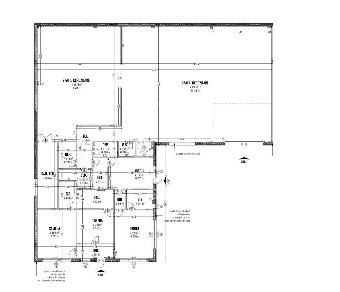 Hala pentru depozitare sau productie, 435 mp, Calea Sagului - Imagine principală: 4/4