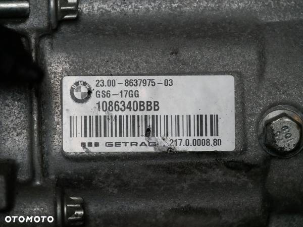 SKRZYNIA BIEGÓW BMW 3 F30 2.0B 16' GS6-17GG 8637975-03 - 3