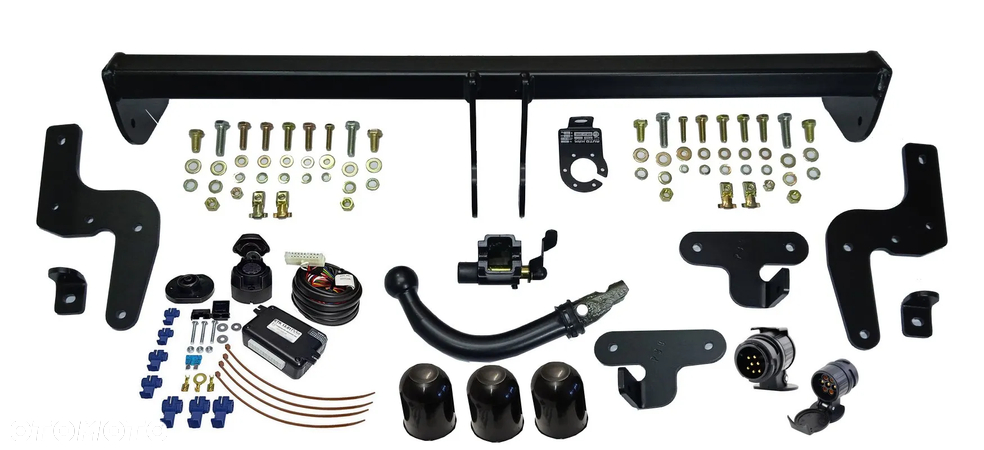 HAK HOLOWNICZY Z KULĄ WYPINANĄ POZIOMO ZA POMOCĄ DŹWIGNI+MODUŁ13PIN CITROEN C4 CACTUS14+ - 4