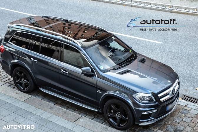 Praguri Mercedes Benz GL X166 (2012+) din aluminiu - 8