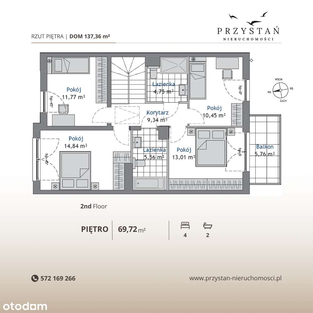Nowoczesny dom w Gdańsku | 5 pokoi | Garaż | Kominek | Bez prowizji-5