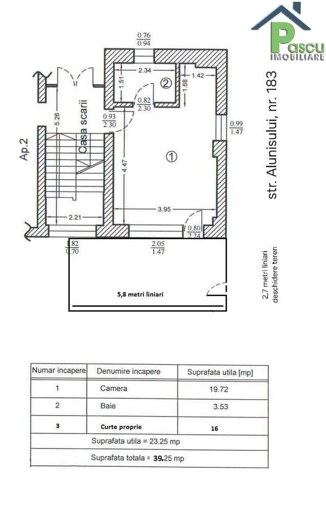 Garsoniera Brancoveanu, Alunisului, parter, curte proprie, bloc 2015 - Imagine principală: 2/11