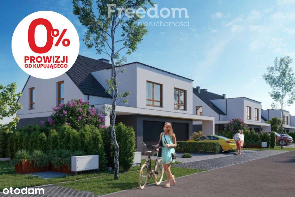 Nowe domy 102m2 z garażem. Taras, ogród, park.