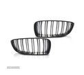 GRELHA FRONTAL PARA BMW SERIE 4 F32 F33 F36 LOOK M4 PRETO FOSCO - 5