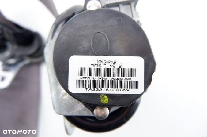 PAS BEZPIECZEŃSTWA PRAWY PRZÓD CHRYSLER SEBRING III A5206730 - 2