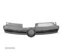 GRELHA FRONTAL PARA VOLKSWAGEN VW GOLF VI 08-12 PRETO BRILHO - 3