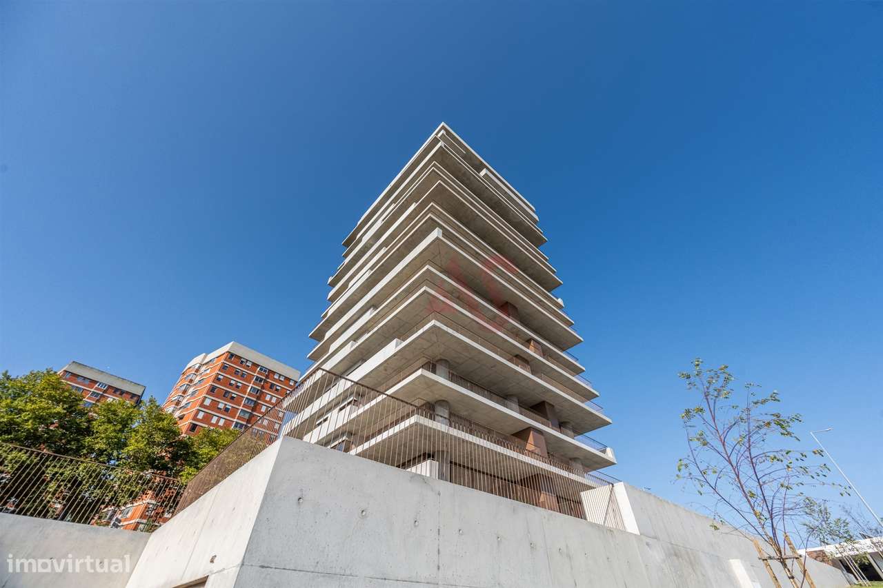 Apartamento T2 NOVO de LUXO,no Miramar Tower no Porto, com Ginásio no - Grande imagem: 4/37