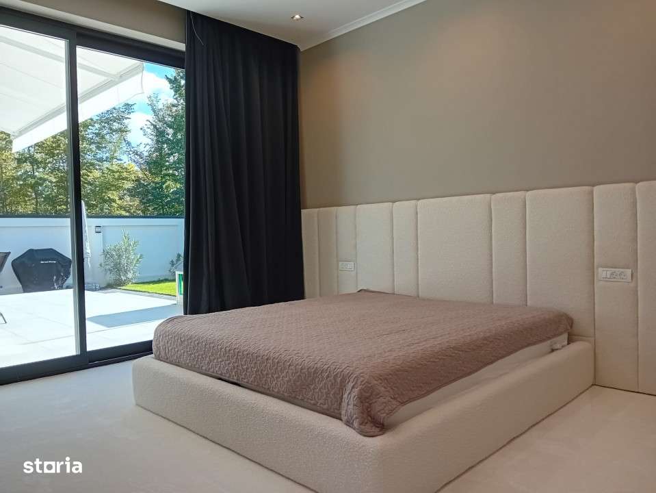 De vanzare vila lux mobilata si utilata zona premium Corbeanca-9