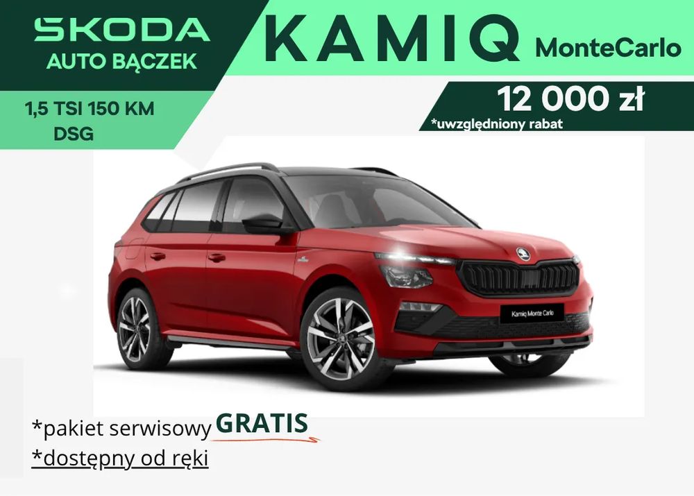 Kamiq Skoda 1.5 tsi monte carlo dsg