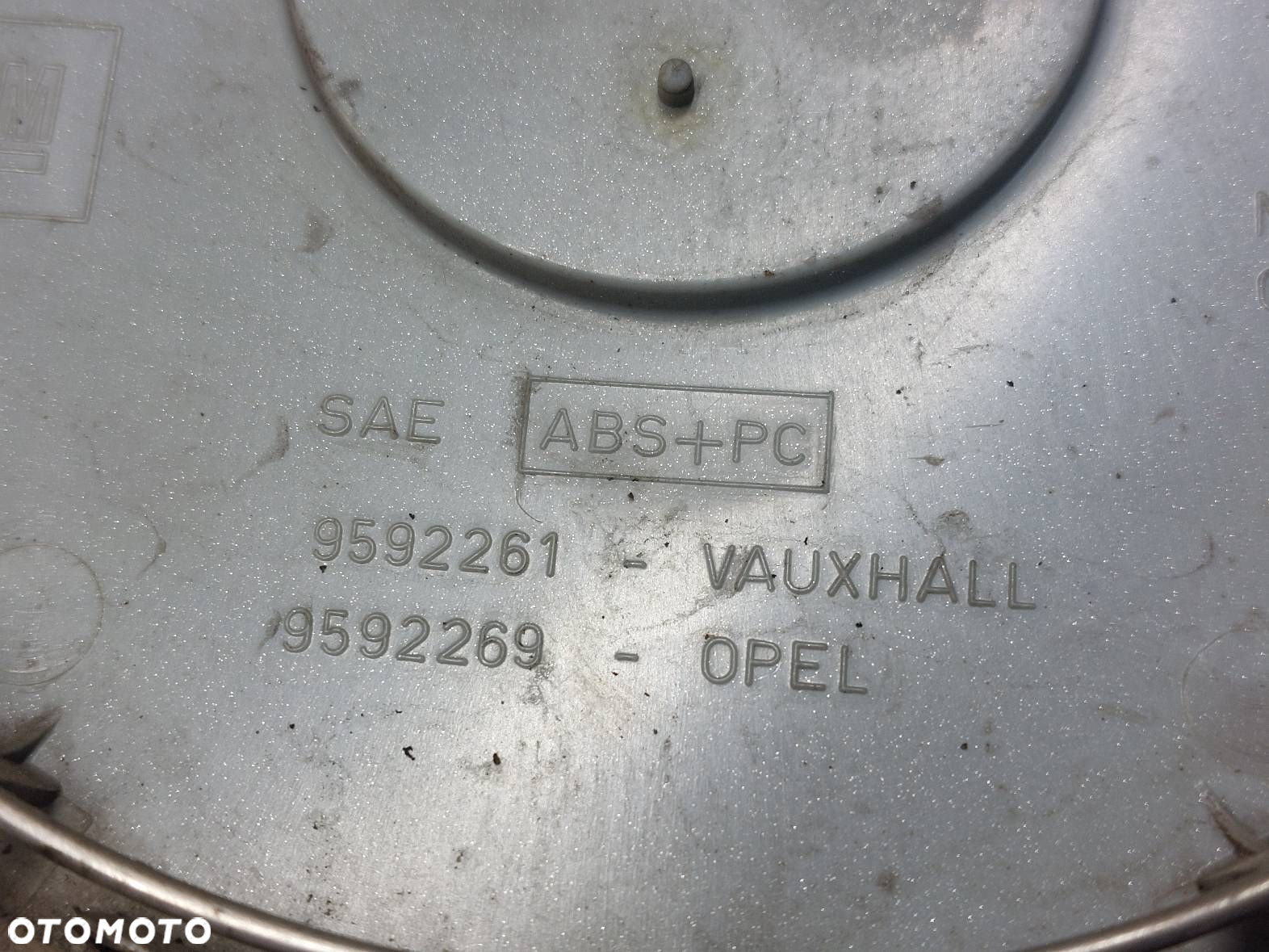 DEKIELEK KOŁPAK FELGI KOMPLET OPEL 9592269 - 3