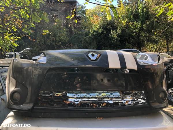 Bara fata Renault Twingo 2 GT negru cu proiectoare - 6