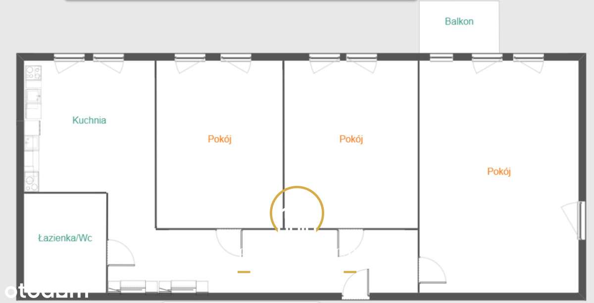 3 pokoje, po generalnym remoncie, Czechów-3