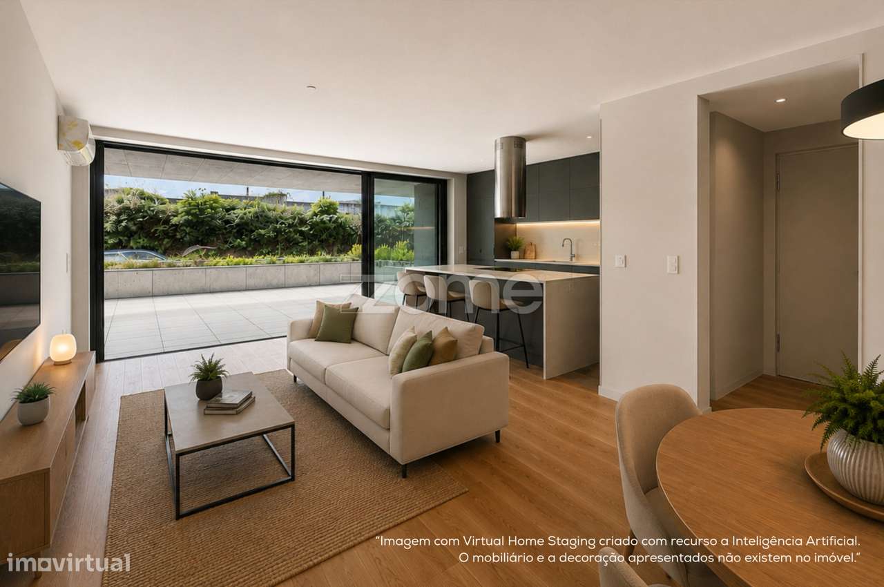 Apartamento T2 novo, com terraço e piscina, em Ponta Delgada-9