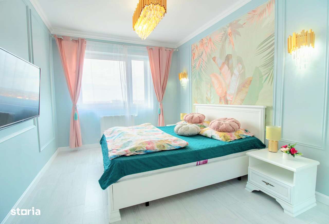 Dau în chirie apartament modern 2 camere-cartier Prima Oneștilor - Imagine principală: 3/10