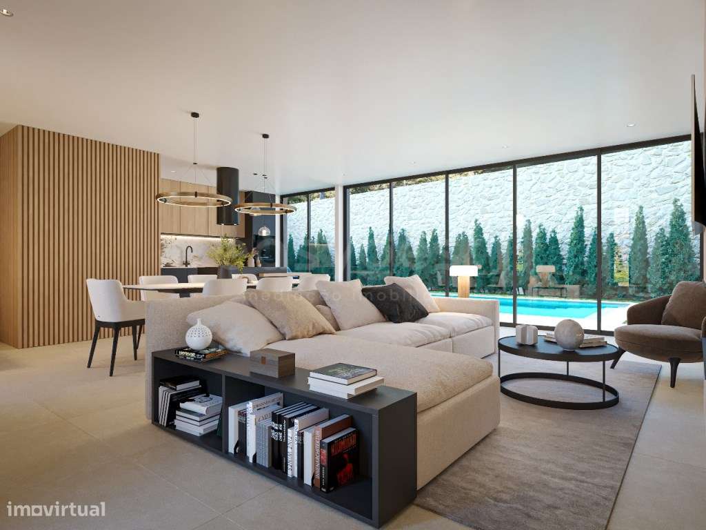 Moradia Contemporânea com 4 quartos em construção com piscina - Grande imagem: 5/21