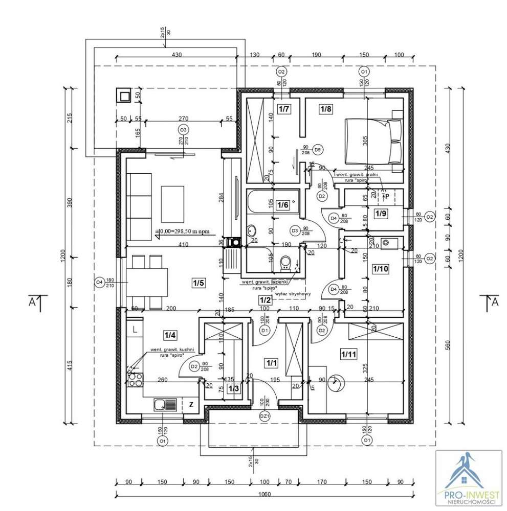 Uzbrojona działka z pozwoleniem na budowę-12