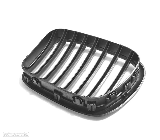 GRELHAS FRONTAIS PARA BMW X5 E53 99-03 PRETO BRILHANTE - 4