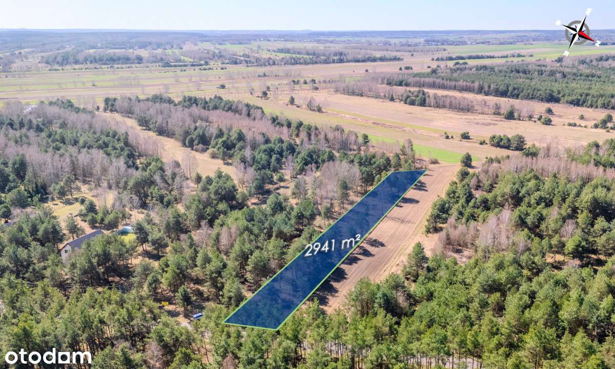 Działka Ostrowy nad Okrzą na przeciwko Zalewu - Pełny obrazek: 4/5