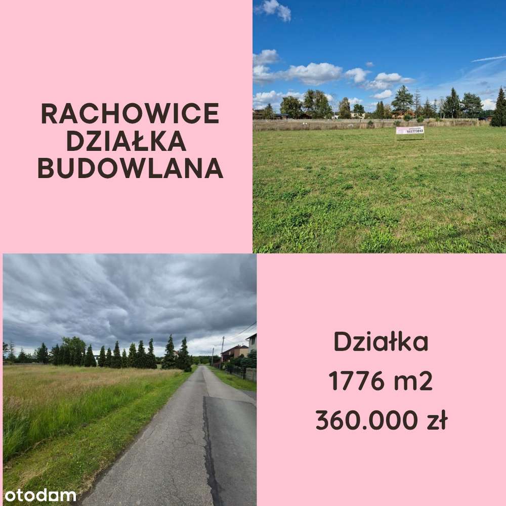 Rachowice działka budowlana-0