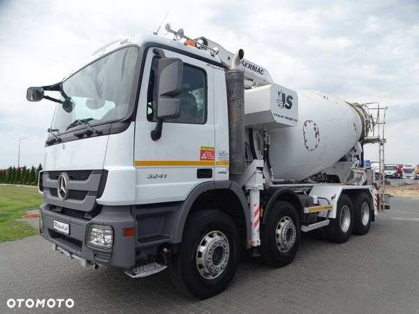 Mercedes-Benz ACTROS 3241 / POMPOGRUSZKA /  BETONIARKA + POMPA SERMAC 24 M - 3Z24 / PILOT / EURO 5 / - 7