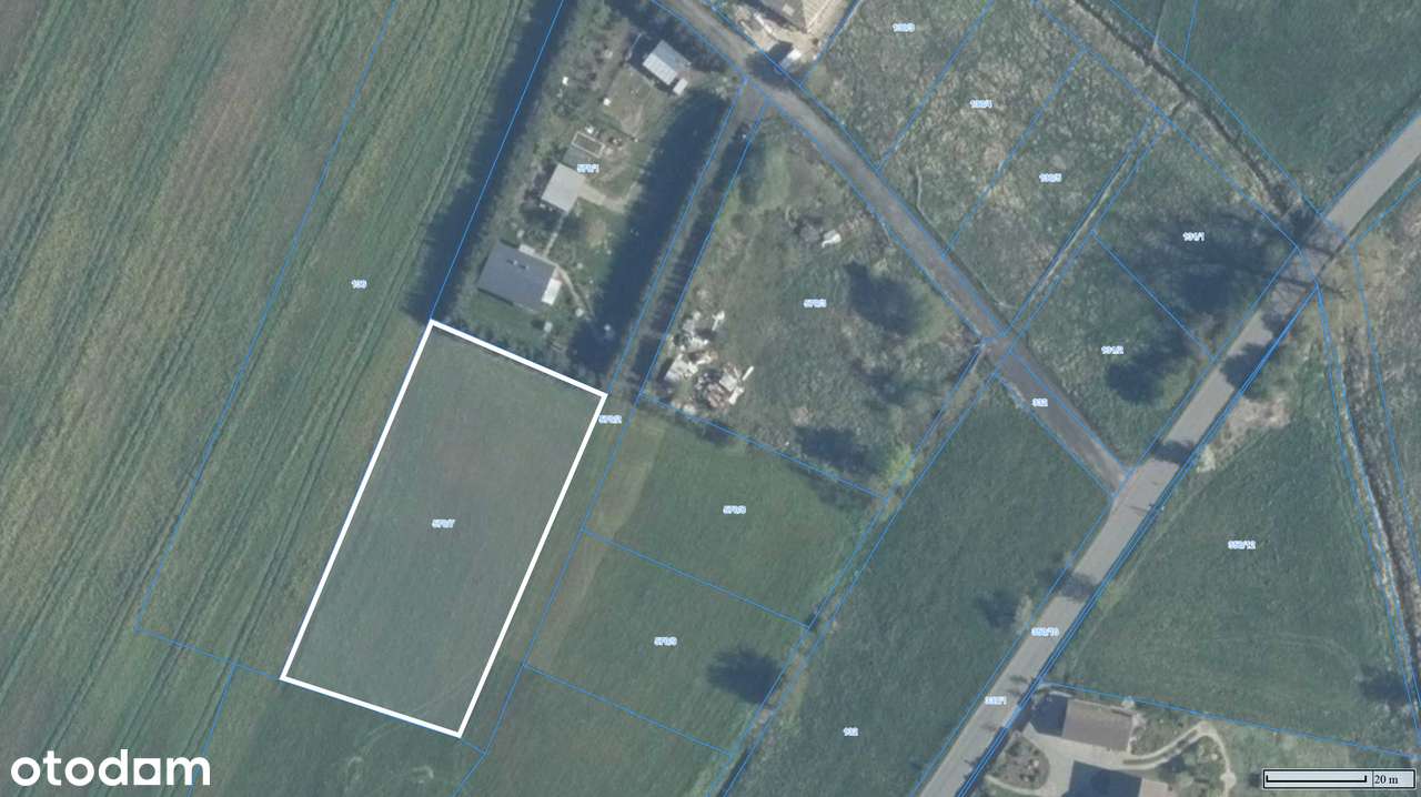 Działka 3000 m² z domem wolnostojącym 101 m², Parsów gmina Bielice-9