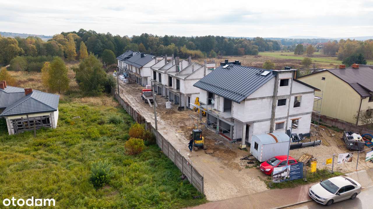 Nowoczesny segment z ogródkiem i garażem | Modrzewiowa Park | Masłów-6